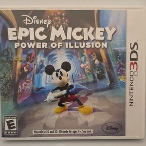 Disney Epic Mickey: Power of Illusion for Nintendo 3DS - Blue and Yellow